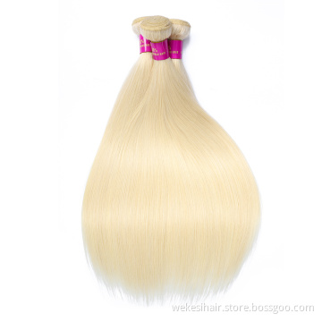 Wholesale 613 Cuticle Aligned Virgin Hair,Russian Blonde Virgin Human Hair Bundle,40 Inch Blonde Brazilian Human Hair Extension